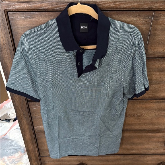 BOSS Men's Black Polo Shirt - Picture 1 of 3